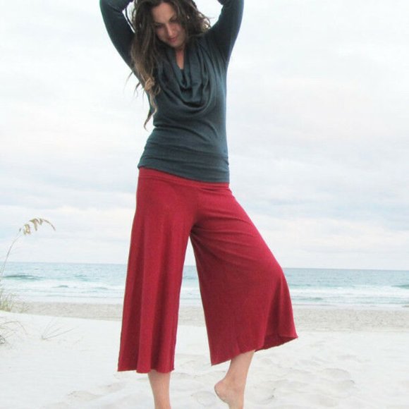 New FLEECE Gaia Conceptions Wanderer Gauchos - Picture 1 of 6